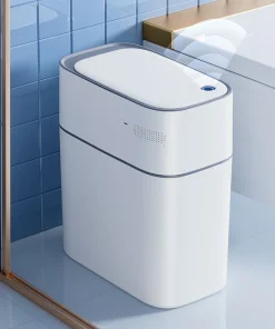 سطل زباله14لیتر سنسور و فن دار درب بزرگjoybos