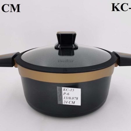 Alternative view of سرویس9پارچ قابلمه(24-28-32) گرانیت آلپنبرگ(kc)طلایی
