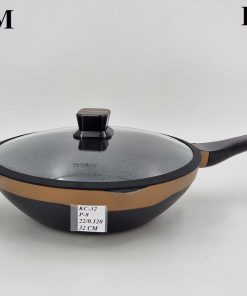 تابه ووک32 گرانیت(kc)طلایی-مشکی