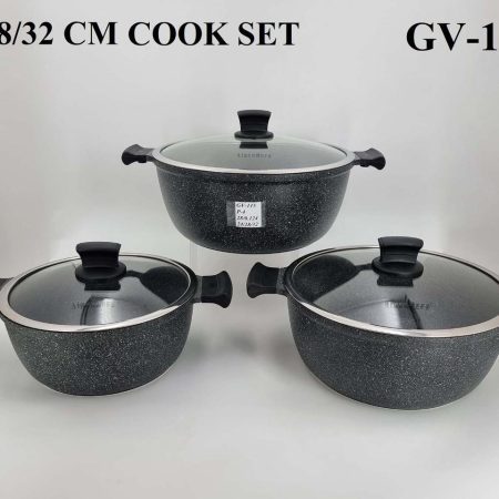 سرویس9پارچ قابلمه(24-28-32) گرانیت آلپنبرگ(gv)