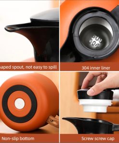 فلاسک 2لیتر تمام استیل(مشکی)goodgrips - Image 2